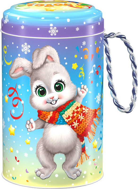 сладкий новогодний подарок Шурик крышка-копилка