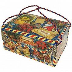 Под. Коробка Лично в руки! синяя (П1000С4076)